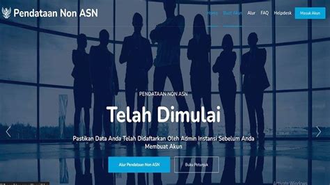 LOGIN Pendataan Nonasn Bkn Go Id Simak Syarat Cara Daftar Pendataan