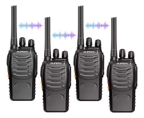 Radios Walkie Talkie Recargable Con Manos Libres Env O Gratis