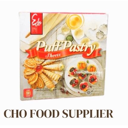 Jual EDO PUFF PASTRY SHEET ROTI 750 GRAM HALAL Shopee Indonesia