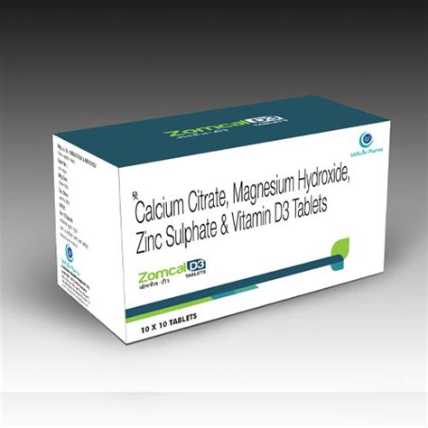 Zomcal D3 Tablets Realmed Pharma Pvt Ltd