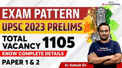 Exam Pattern Of Upsc Cse Prelims 2023 Upsc 2023 Paper Pattern