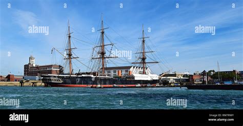 Portsmouth Historic Dockyard, Portsmouth, Hampshire, 240916 Stock Photo ...