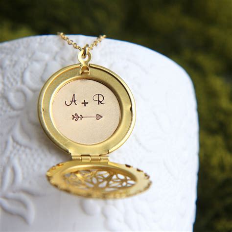 Personalized Locket Necklace Locket Necklace Personalized