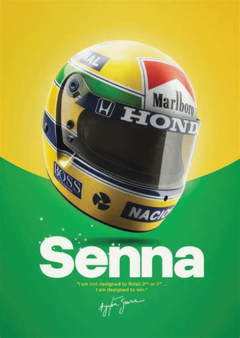 Cuadro Decorativo De Ayrton Senna Soyfan