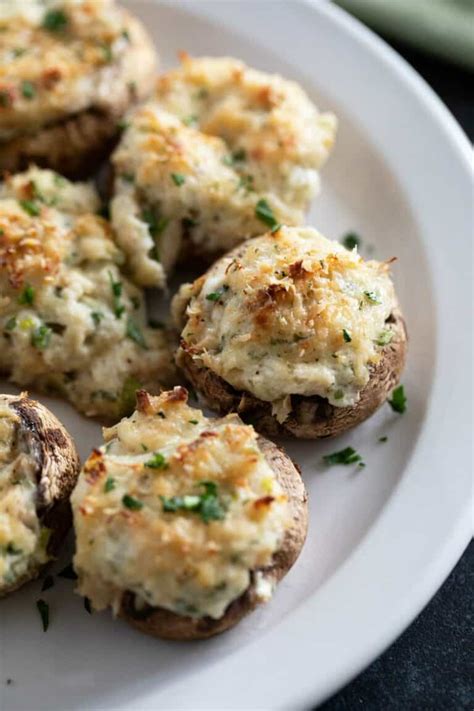 Crab Stuffed Mushrooms Taste And Tell