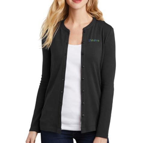 Port Authority® Ladies Concept Stretch Button Front Cardigan Lm1008