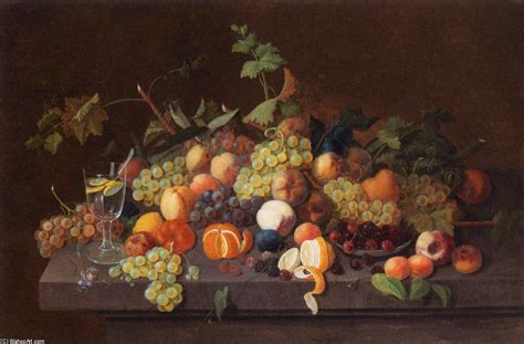 Reproductions D art De Musée Fruit Still Life with Glass of Lemonade