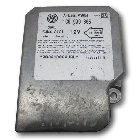 Recambios De Centralita Airbag AUDI VW SEAT SKODA 1C0909605 Index 06