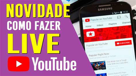 Como Fazer Live No Youtube Tutorial Completo O NOVO Painel E OBS