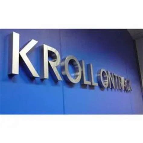 3d Stainless Steel Letters Sign Board At Rs 100inch In New Delhi Id