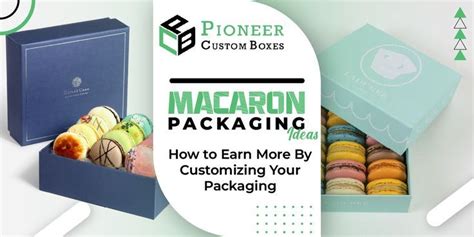 Macaron Packaging in 2022 | Macaron packaging, Custom boxes, Custom