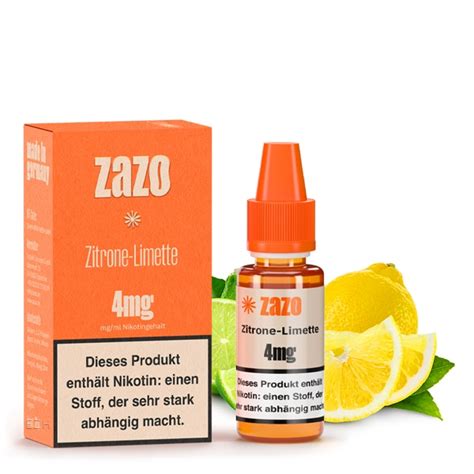 ZAZO Classics Zitrone Limette Liquid 10ml 4 Mg Ml