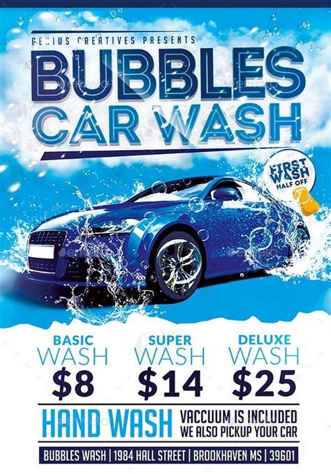 Car Wash Flyer Template