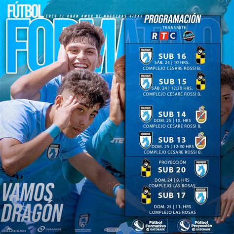 Deportes Iquique on Twitter FÚTBOL JOVEN Nuestros Dragones