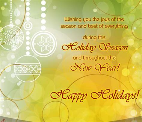 Seasons Greetings And Happy Holidays Free Warm Wishes Ecards 123