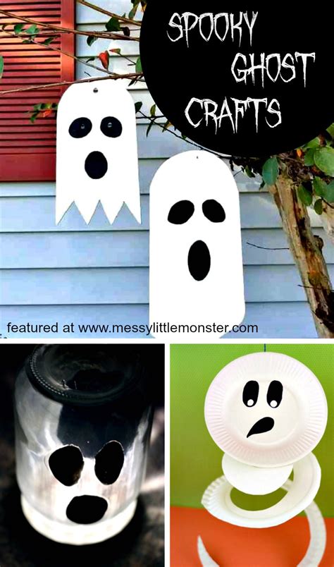 Halloween Ghost Crafts for Kids - 12 spooky ghost craft ideas - Messy ...