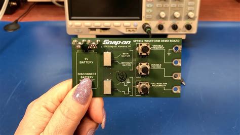 Let S Look At The Snap On Spp Waveform Demo Board Youtube