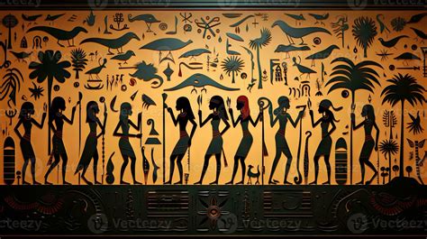 Egyptian hieroglyphs on the background. 32060175 Stock Photo at Vecteezy