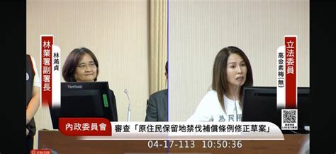 高金素梅推提高禁伐補償金到6萬 原民會：建議待新內閣評估