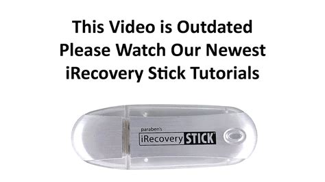 iRecovery Stick Tutorial - YouTube