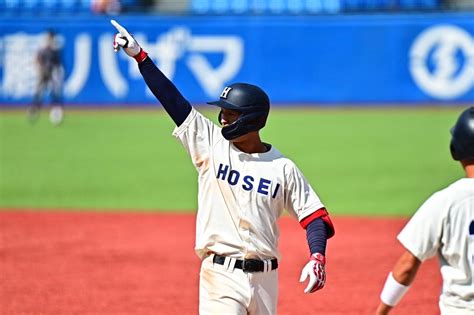 “崖っぷち”の法大救った今季初スタメンの2年生 高校の後輩から殊勲の決勝打 東京六大学野球 スポーツブル スポブル