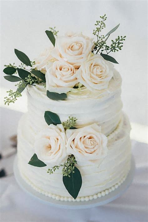 Simple White Wedding Cakes Ideas For Your Wedding Chicwedd