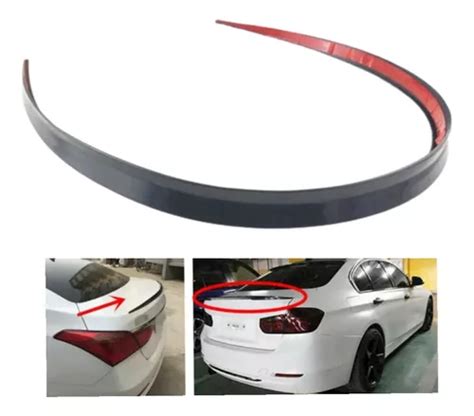 Aerofólio Spoiler Traseiro Universal Flexível Carro Sedan