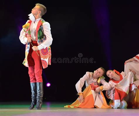 Dance Show with Russian Folk Costumes Editorial Photo - Image of famous ...