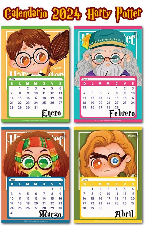 Calendario De Harry Potter