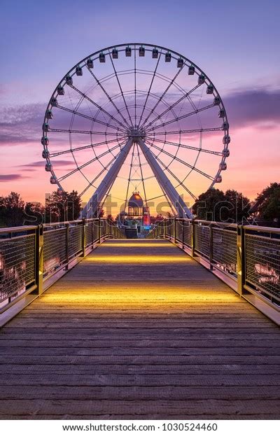 Montreal Ferris Wheel Old Port Stock Photo (Edit Now) 1030524460