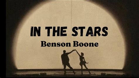 In The Stars Benson Boone Lirik Lagu YouTube