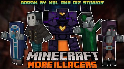 Minecraft Pe Mod Morellagers A Better Illager Addon The Obsidian