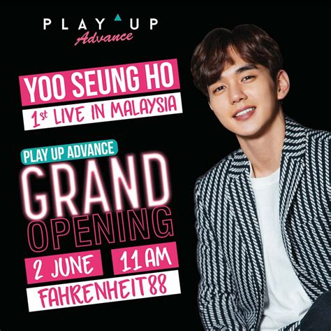 Yoo Seung Ho S First Appearance In Malaysia For Grand Opening Of PLAY