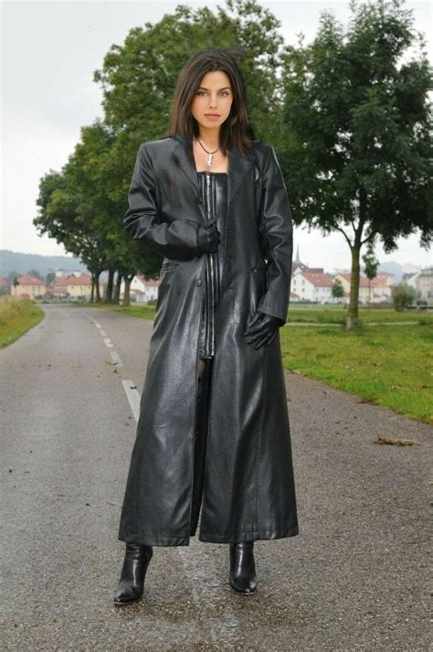 Pin Von Marc Auf Leather Dress Leder Trenchcoat Modestil Bekleidung