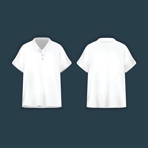 Modelo De Camisa Polo Branca Masculina 20539333 Vetor No Vecteezy