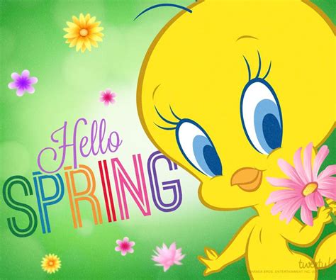 Tinkevidia Tweety Bird Quotes Tweety Hello Spring