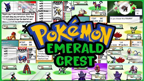 NUEVA ACTUALIZACIÓN Pokemon Emerald Crest Hack Rom GBA Con