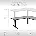 Vivo Electric Height Adjustable Cm X Cm Corner Stand Up Desk