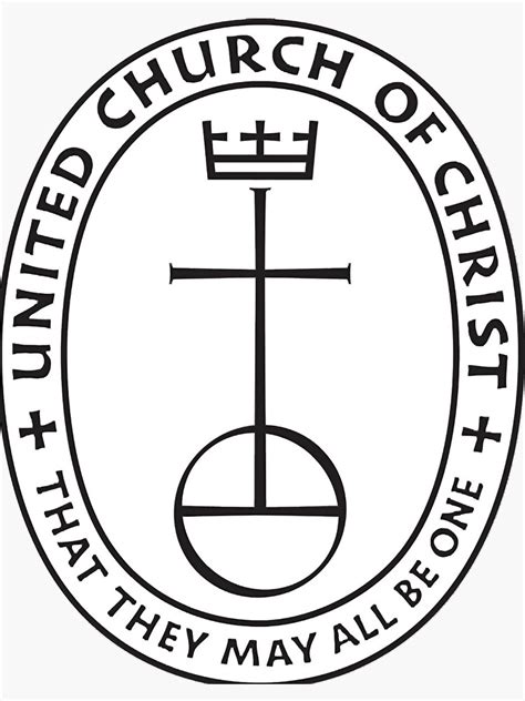 "The ucc united church of christ logo classic" Sticker for Sale by ...