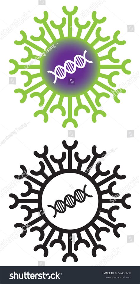 Virus Dna Rna Double Helix Stock Vector Royalty Free 1652450650 Shutterstock