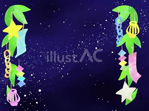 Free Vectors Tanabata Background