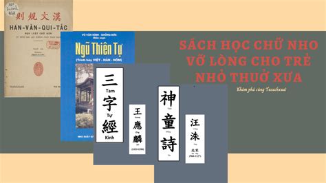 Sách học chữ Nho vỡ lòng cho trẻ nhỏ thuở xưa - Tủ Sách Xưa