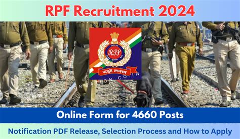 Rpf Constable Recruitment Apply Online For Post