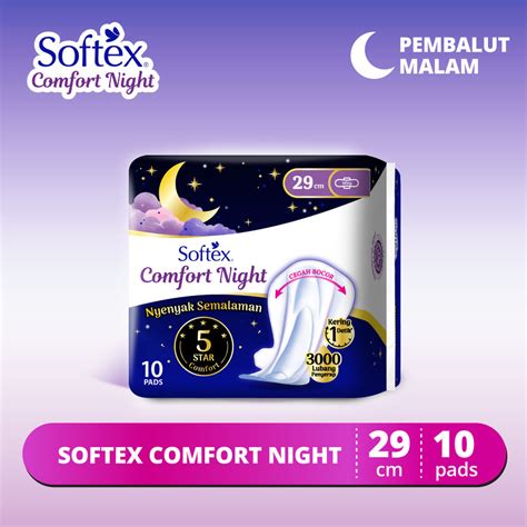 Jual Softex Comfort Night Cm Pads Pembalut Malam Shopee Indonesia