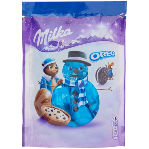 Vánoční čokoládové pralinky Milka Oreo Action