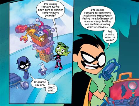 Read Online Teen Titans Go To Camp Comic Issue