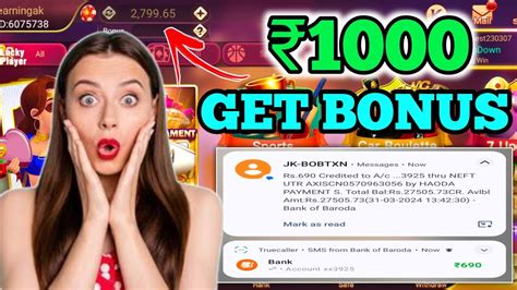 Get Bonus New Rummy Earning App Today New Teen Patti App