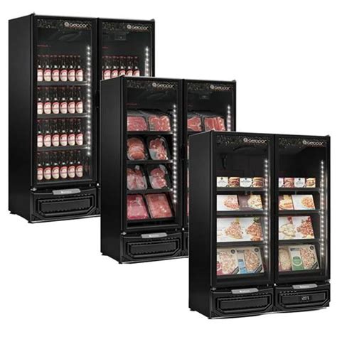 Refrigerador Expositor Vertical Conveni Ncia Para Sorvetes Carnes