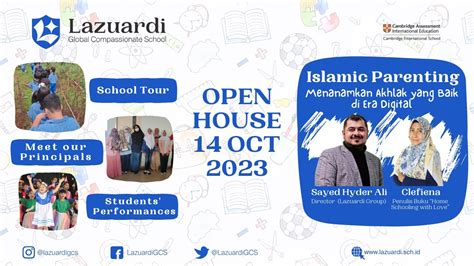 Quality Time With Parents Open House Lazuardi Islamic Parenting