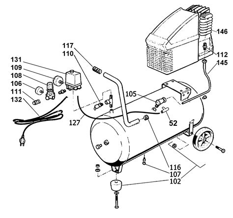 Metabo Hpt Air Compressor Parts Diagram